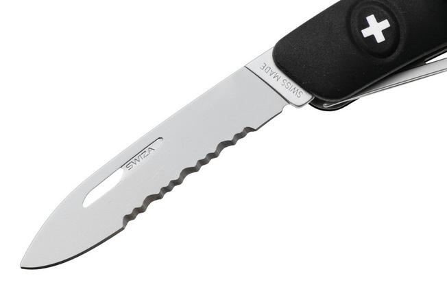 Afbeelding voor Swiza CH05T R AM, KCR.0056.1010, Black, Zwitsers zakmes, partly serrated, 7 tools