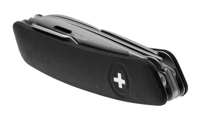 Afbeelding voor Swiza CH05T R AM, KCR.0056.1010, Black, Zwitsers zakmes, partly serrated, 7 tools