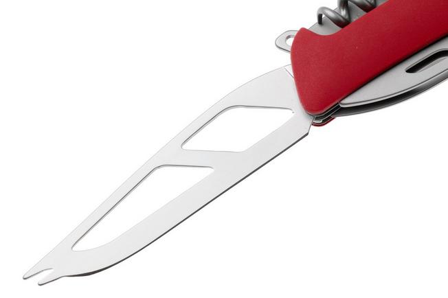Afbeelding voor Swiza CH05T R AM, KCR.0056.1900, Red Helvetix, Zwitsers zakmes, partly serrated, 7 tools
