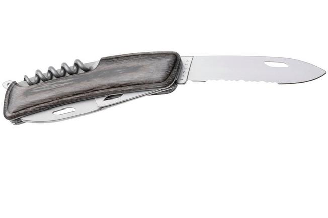 Afbeelding voor Swiza CH05T R AM, KCR.0056.6510, Laminate Black, Zwitsers zakmes, partly serrated, 7 tools