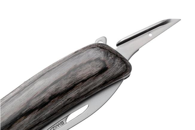 Afbeelding voor Swiza CH05T R AM, KCR.0056.6510, Laminate Black, Zwitsers zakmes, partly serrated, 7 tools