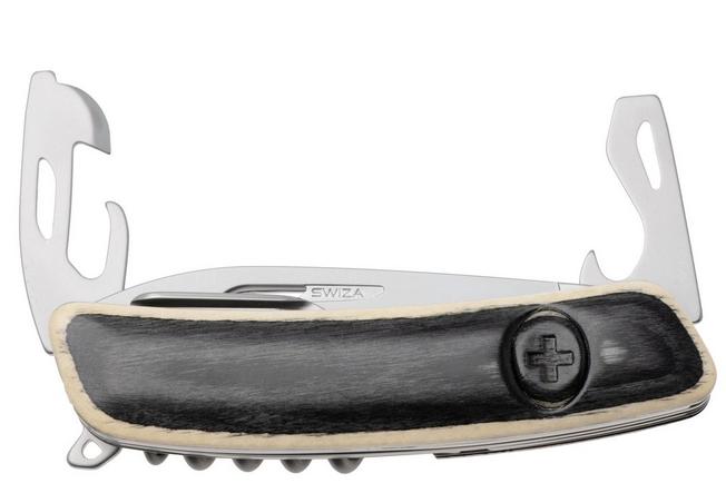 Afbeelding voor Swiza CH05T R AM, KCR.0056.6520, Laminate White, Zwitsers zakmes, partly serrated, 7 tools