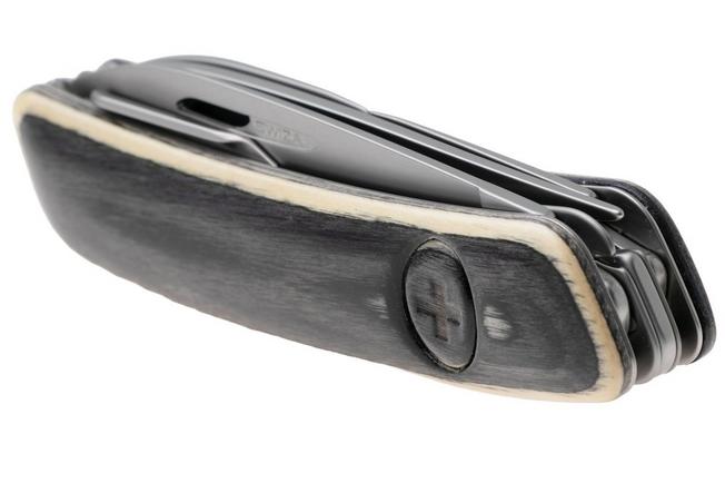 Afbeelding voor Swiza CH05T R AM, KCR.0056.6520, Laminate White, Zwitsers zakmes, partly serrated, 7 tools