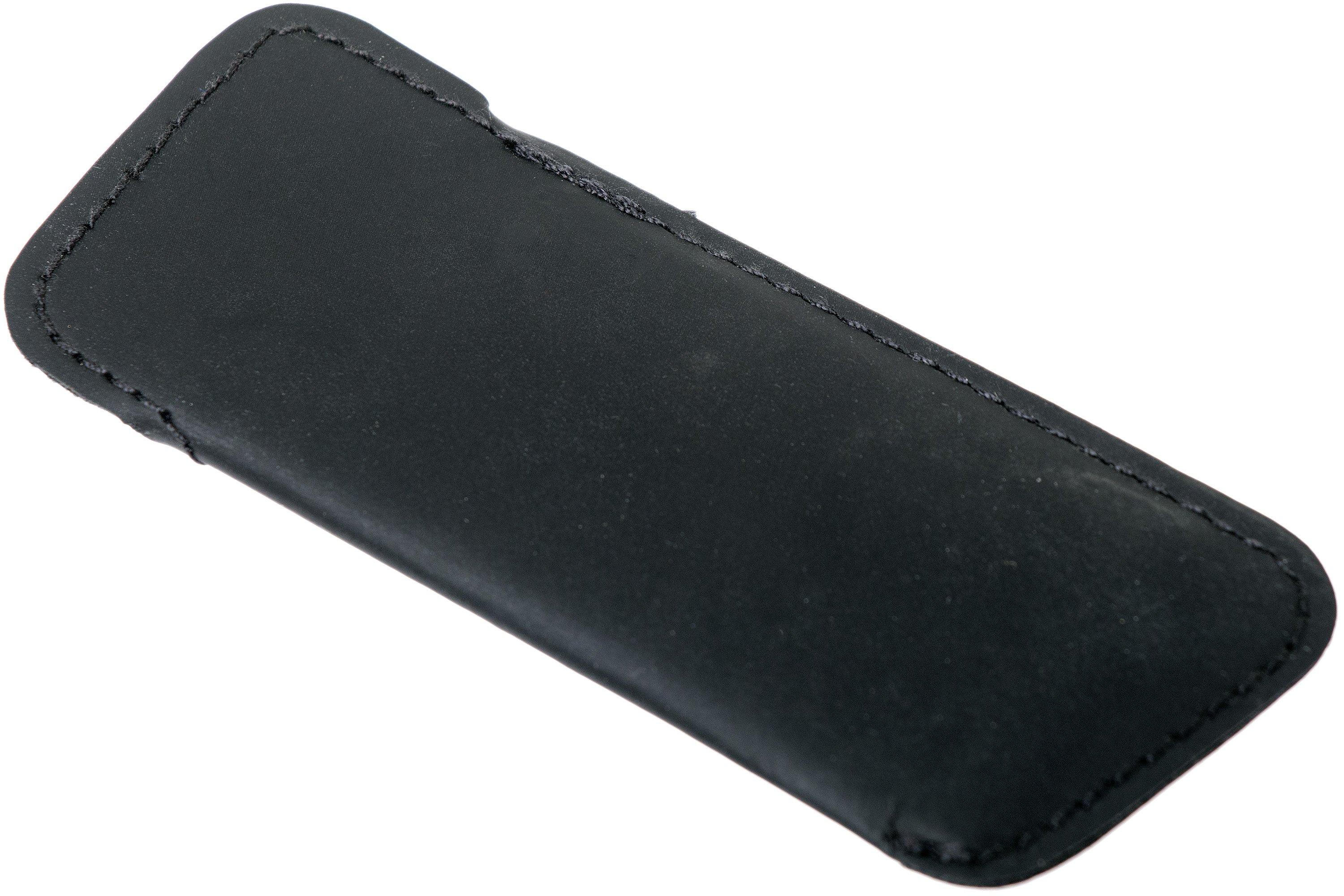Custodia Porta Coltello In Pelle Marrone TOURBON, Pieghevole, Con Passante Per Cintura, EDC, Taglia Piccola