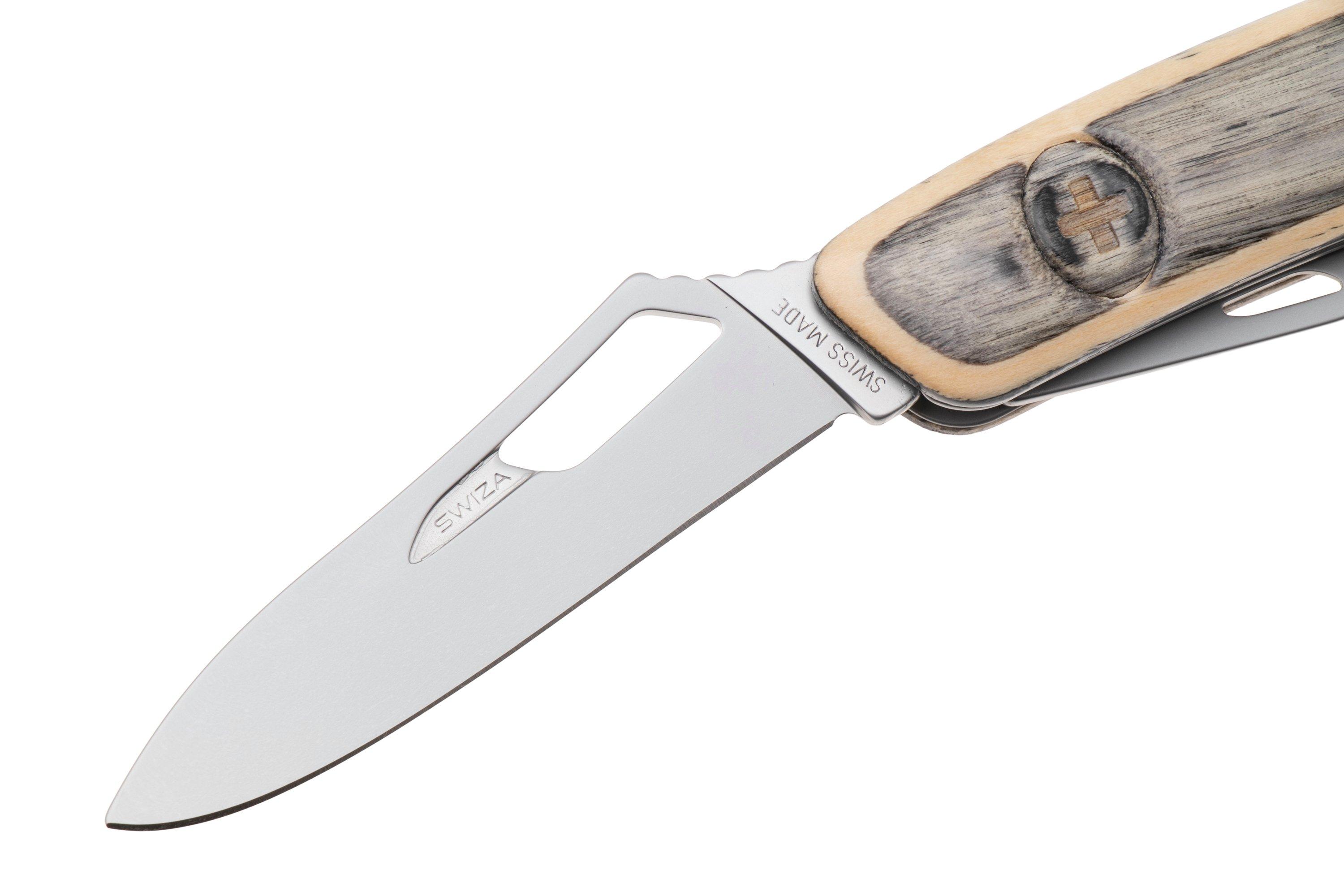 Swiza SH03 R AM, KSH.0036.6520, Laminate White, Swiss pocket knife, 6 ...