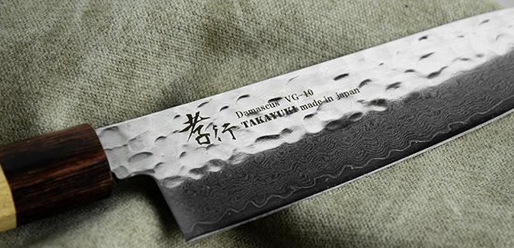 Sakai Takayuki 33 Layer VG10 Damascus WA kitchen knives