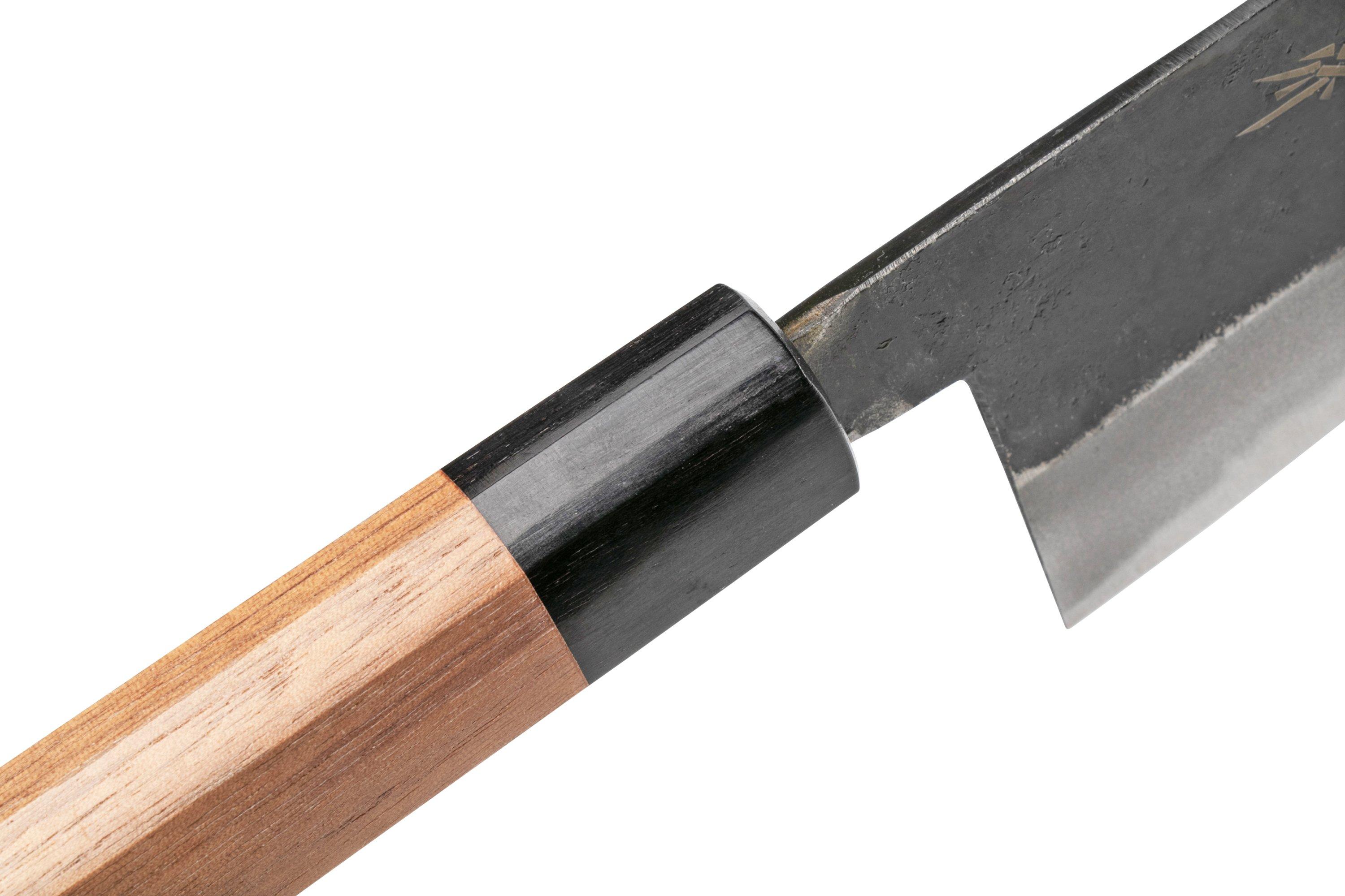 Nóż wa-gyuto Sakai Takayuki Blue 2 Kurouchi 01176, 24 cm