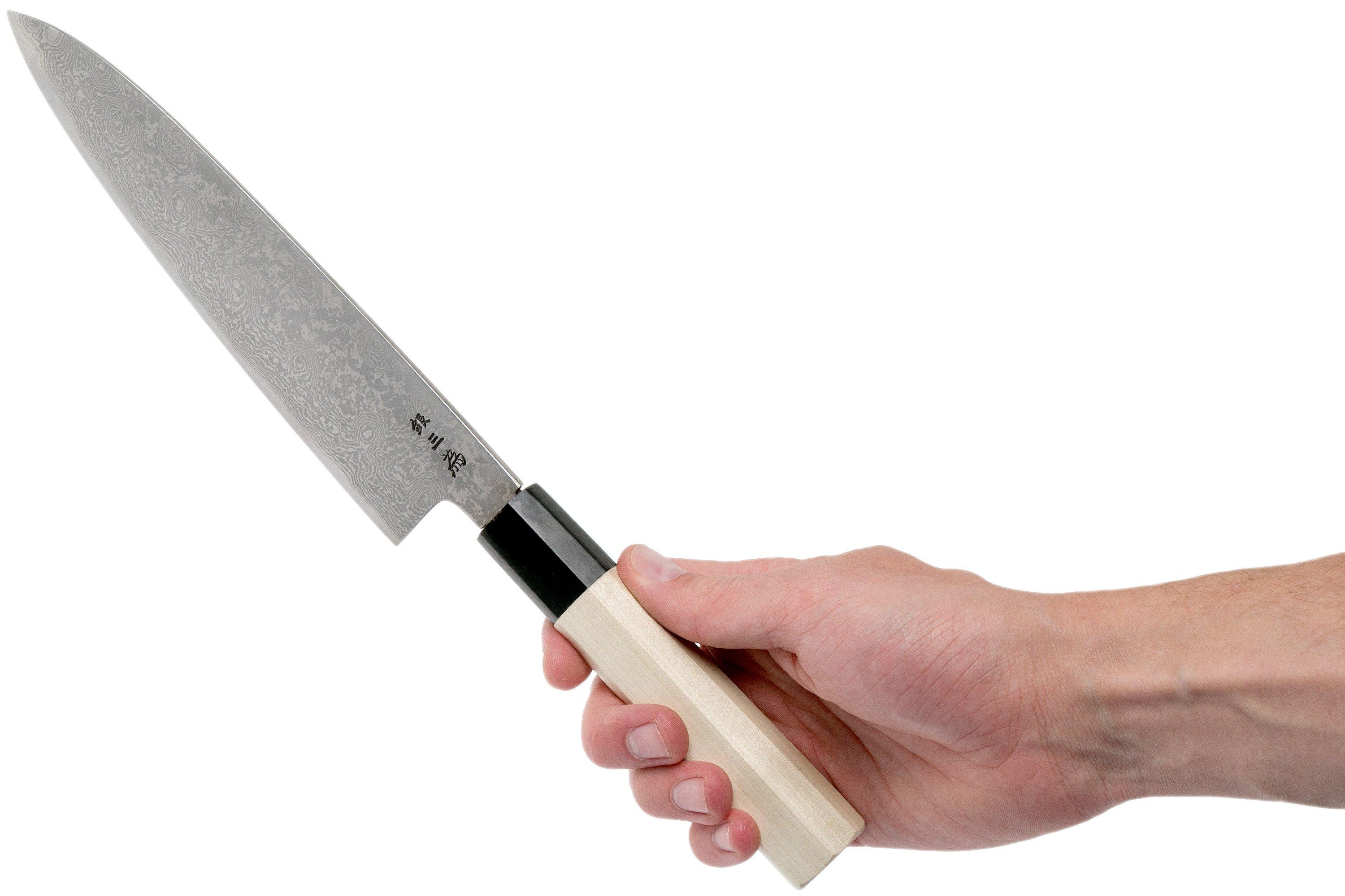 Sakai Takayuki Gin San 33Layer Damascus couteau de chef 21 cm