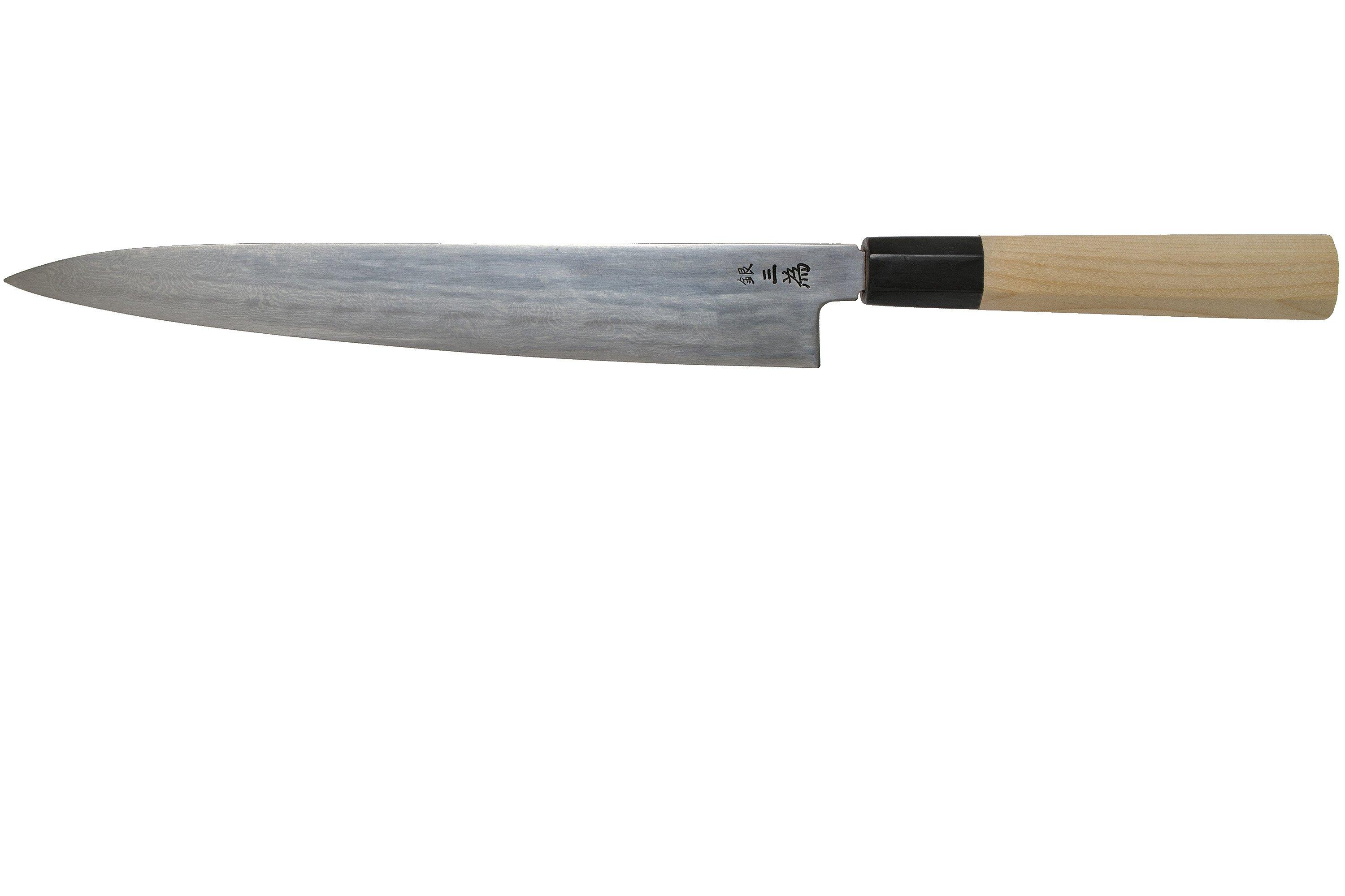 Sakai Takayuki Gin San 33-Layer Damascus carving knife 24 cm ...