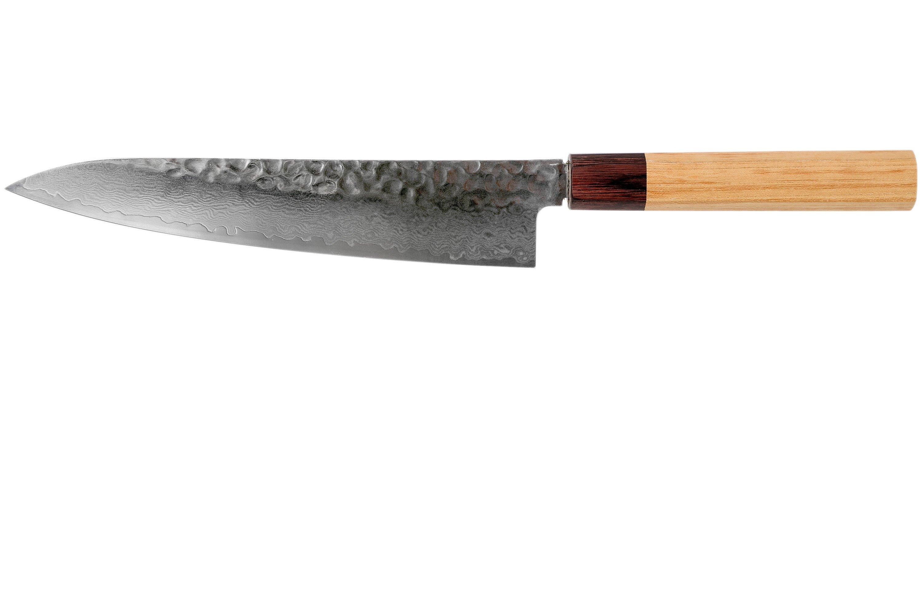 Sakai Takayuki 33-Layer VG10 Damascus Hammered WA Japanese Chef's