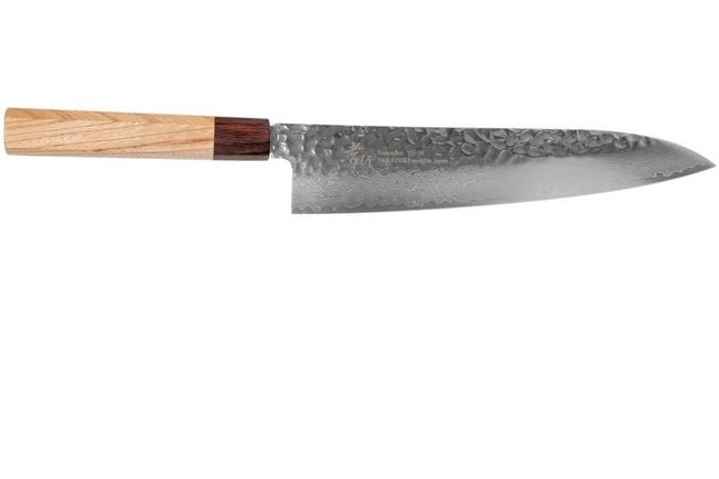 Damascus Japanese Steak Knife with Japanese Style Handle 33 Layer 120 mm  Kitchen Knife Made in Japan Kitchen Knife