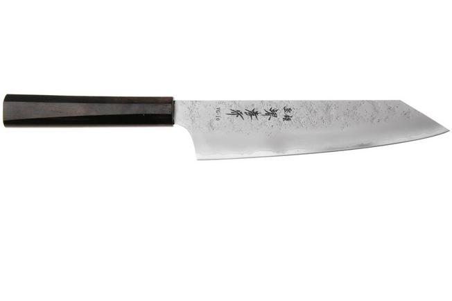 Afbeelding voor Sakai Takayuki Nashiji VG10 Ebony 14099 wa-kengata gyuto,19 cm