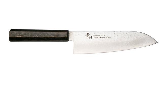 Sakai Damascus Santoku cooking knife(165 mm)