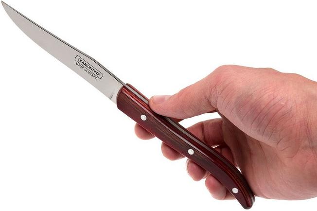 Image for Tramontina Churrasco 4-pcs steak knife set French style, 21499-713