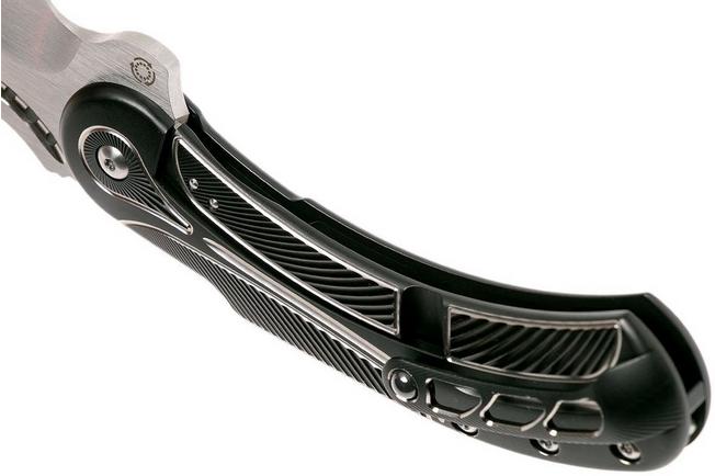Image for Todd Begg Steelcraft Field Marshall, satin blade, black & silver FM223