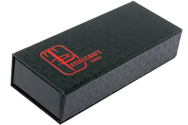 Image for Todd Begg Steelcraft Field Marshall, satin blade, black & silver FM223
