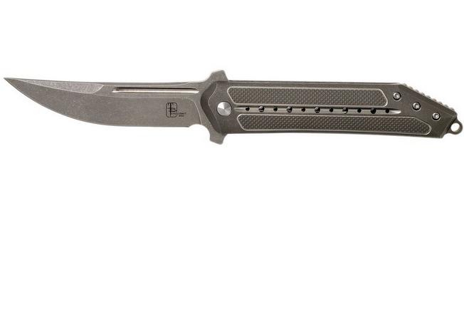 Image for Todd Begg Steelcraft Sun Tzu Kwaiken, Silver KW001 pocket knife