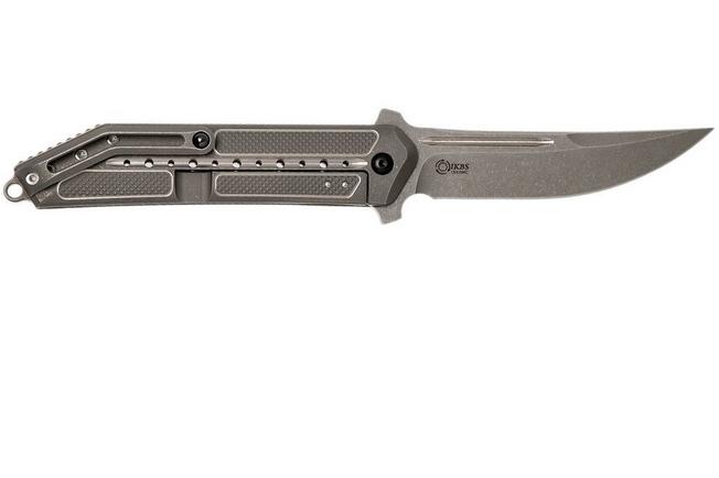 Image for Todd Begg Steelcraft Sun Tzu Kwaiken, Silver KW001 pocket knife