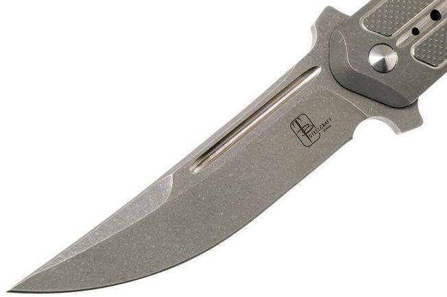Image for Todd Begg Steelcraft Sun Tzu Kwaiken, Silver KW001 pocket knife
