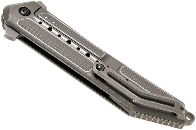 Image for Todd Begg Steelcraft Sun Tzu Kwaiken, Silver KW001 pocket knife
