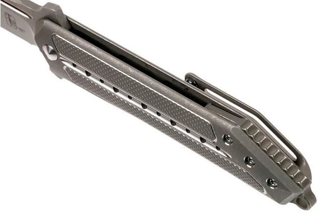 Image for Todd Begg Steelcraft Sun Tzu Kwaiken, Silver KW001 pocket knife