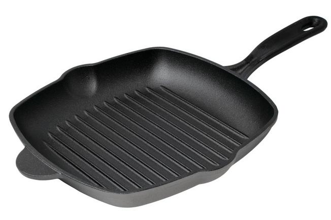 Afbeelding voor Tramontina 317000-019 vierkante gietijzeren grillpan, 27 cm