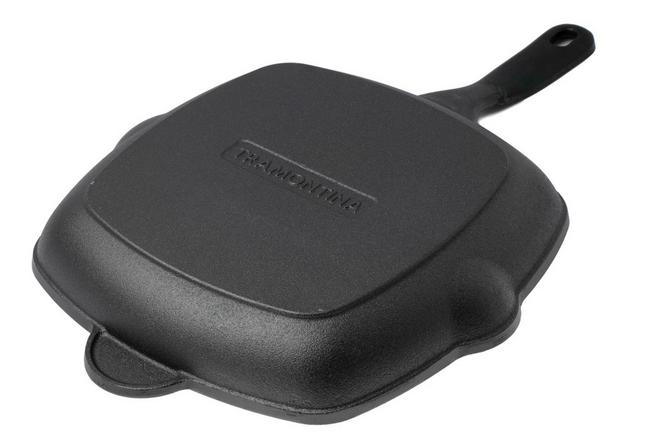 Afbeelding voor Tramontina 317000-019 vierkante gietijzeren grillpan, 27 cm
