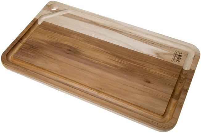 TABLA DE MADERA PARA CORTAR Y SERVIR CHURRASCO 35X23X1,5 CM.