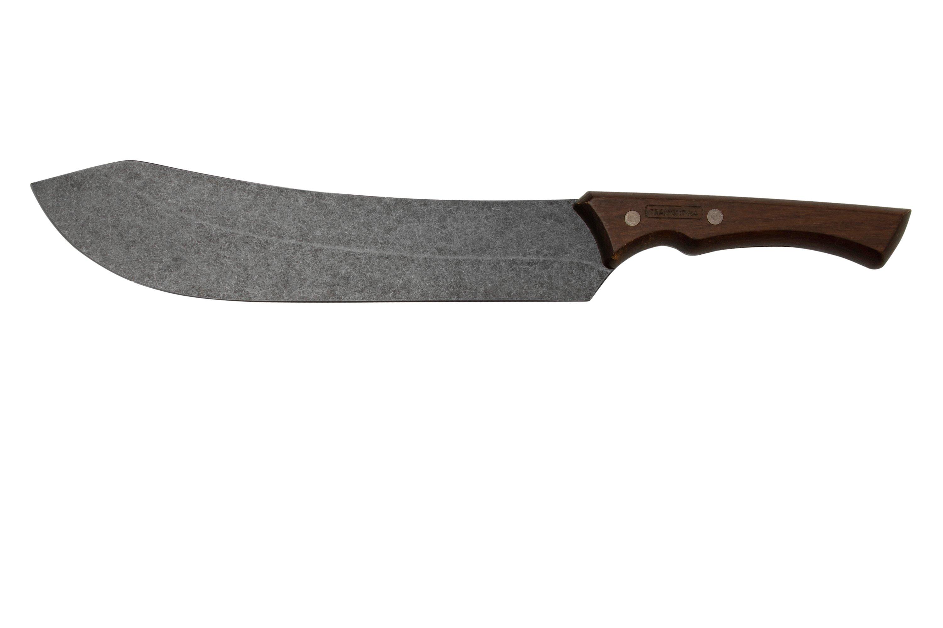 LarpGears Coltello Finto Da Macellaio In Schiuma Per Halloween - 32 Cm, Colore Marrone, Arma Giocattolo Per Cosplay