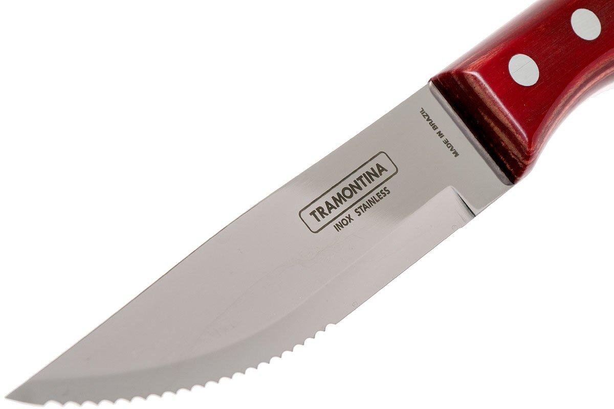 Tramontina Churrasco Jumbo Restaurant Steak Knives- Case of 12