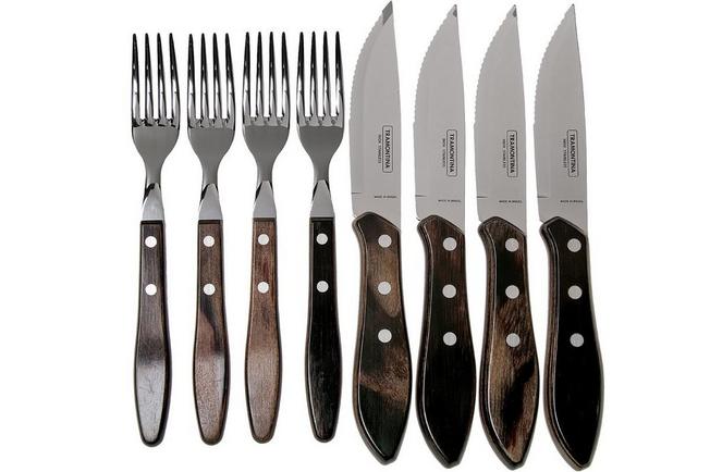 Personalised Tramontina Jumbo Steak Knives 2 Piece Set by 