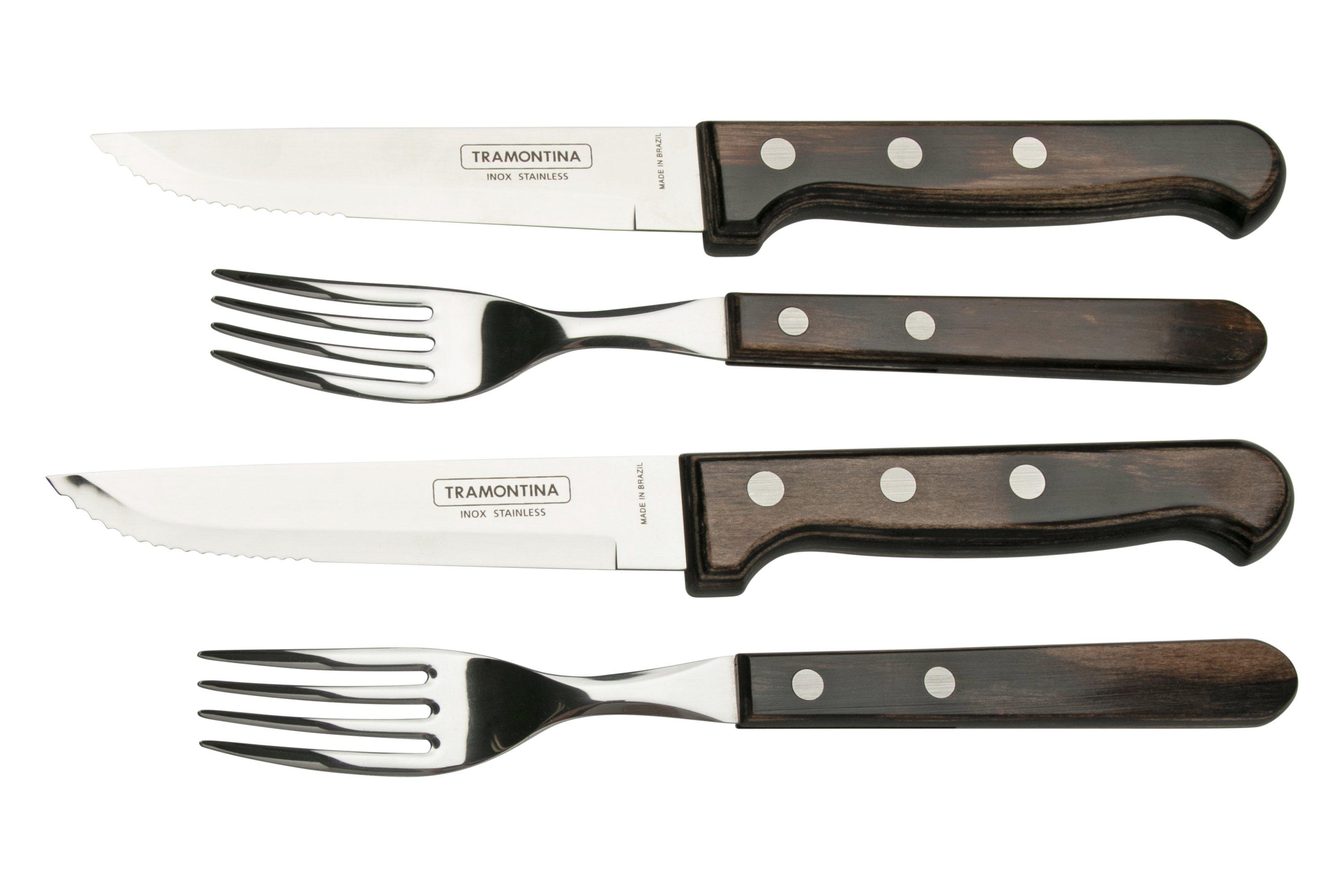 Tramontina Churrasco Gaucho 29899-312, 4-piece steak cutlery set
