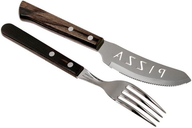 Tramontina 21198/915 29899/155 Steak/Pizza Knives, Light Black, 5-Inch