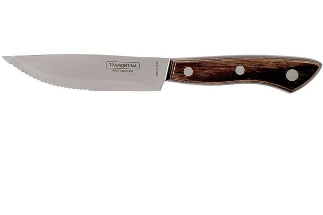 Tramontina Churrasco Premium Bueno steak knife set brown 4-piece