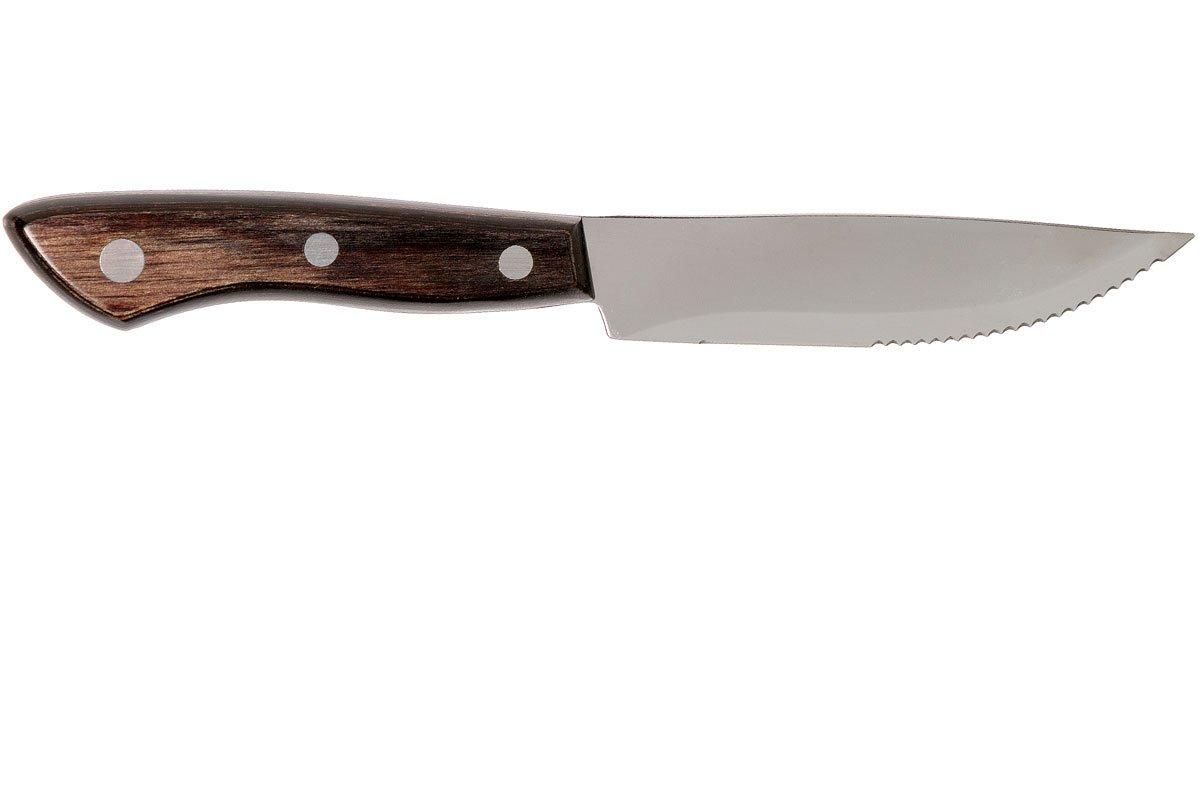Tramontina Steakmesser-Set Spanish Style – 6-teilig, Edelstahl, Holzgriff, Für Steak & Pizza