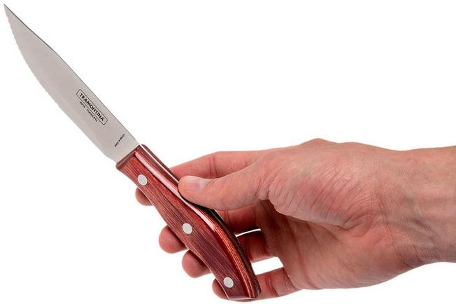 Tramontina Churrasco Premium Rio Grande steak knife set red 4-piece