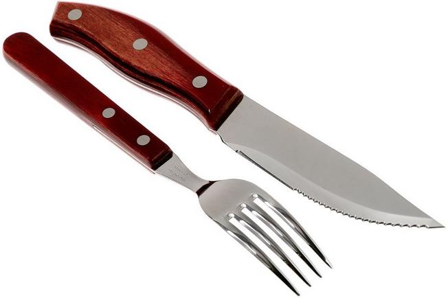 Tramontina Churrasco Premium Rio Grande steak knife set red 4-piece