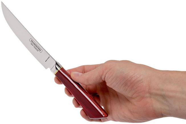 Image for Tramontina Churrasco Premium Pampas steak cutlery set red 4-piece