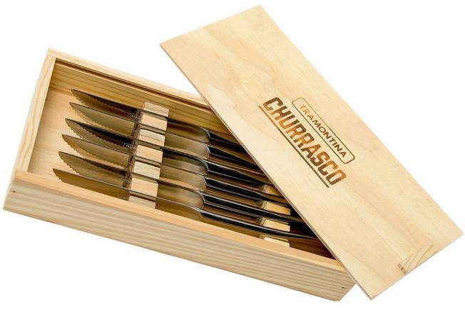 Image for Tramontina Churrasco Monaco 6-piece steak knife set