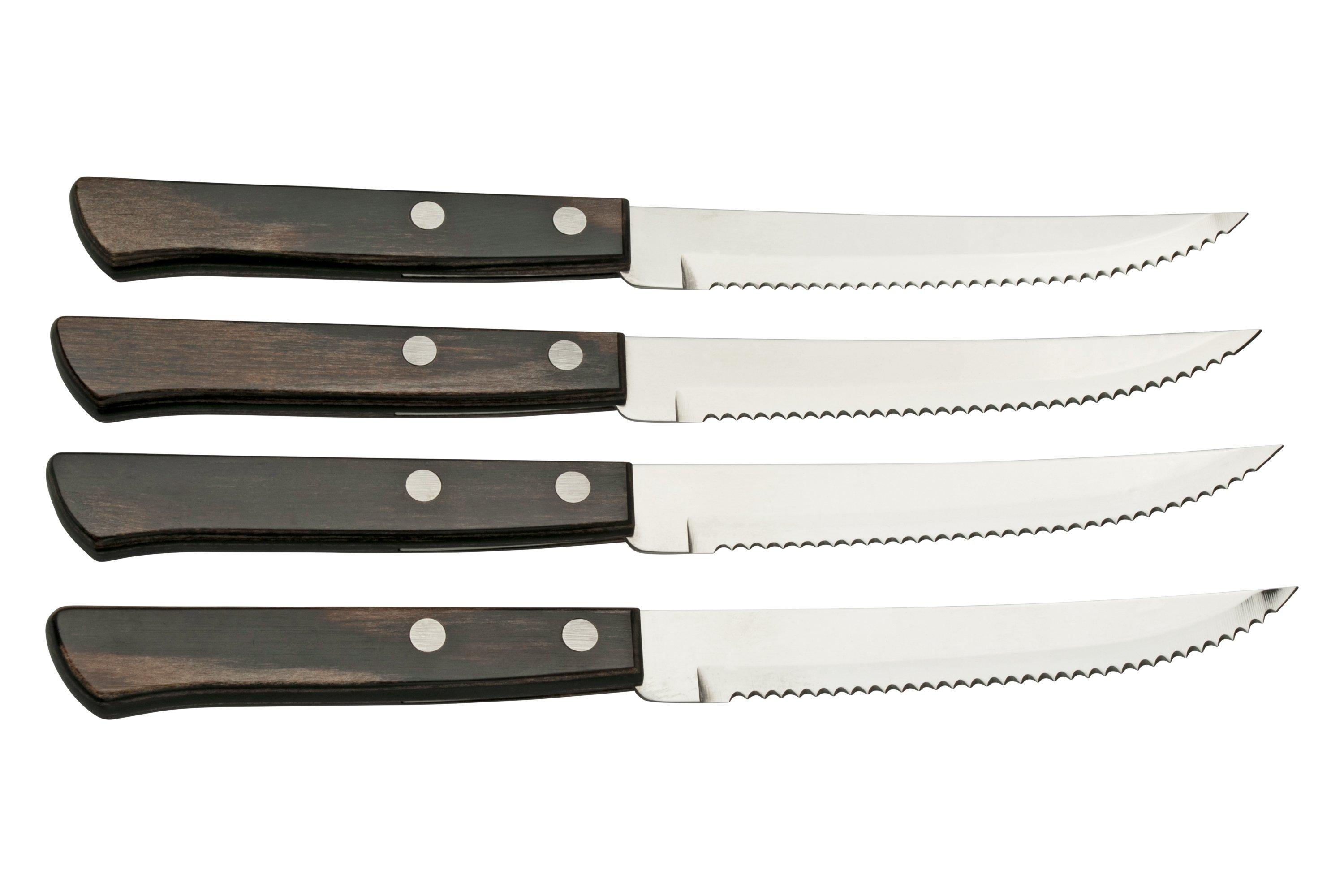 Tramontina Churrasco 92000001, 4piece steak and pizza knife set