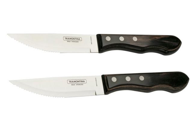 TRAMONTINA CHURRASCO BLACK 8 PIECE BBQ KNIFE SET