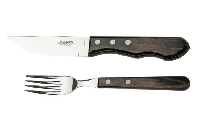 Personalised Tramontina Jumbo Steak Knives 2 Piece Set by 