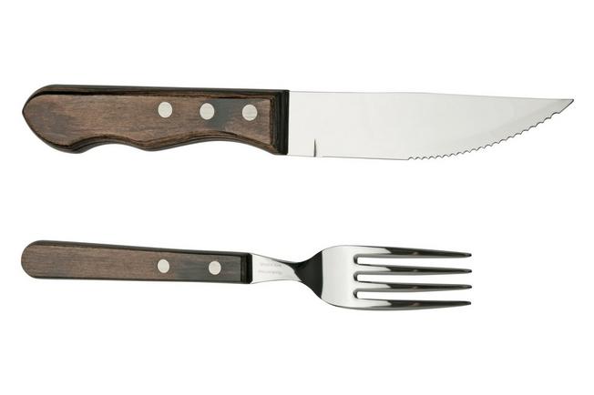 Personalised Tramontina Jumbo Steak Knives 2 Piece Set by 