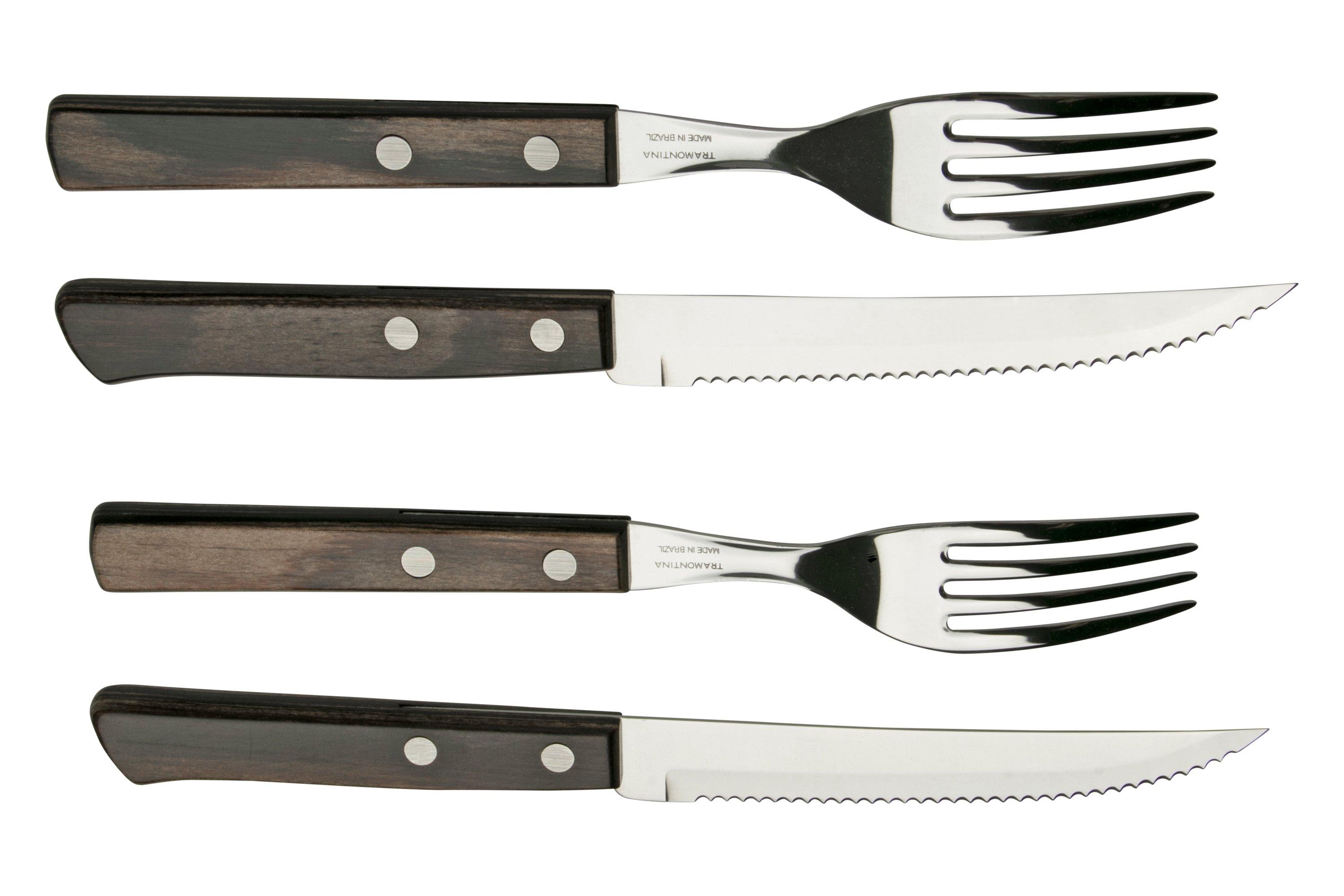 Tramontina Churrasco 8-piece steak cutlery set, 29899-296