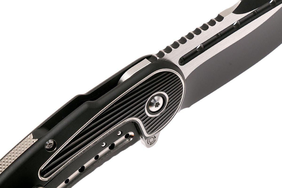 Todd Begg Steelcraft Bodega, twotone blade, black fan handle SCB115FT