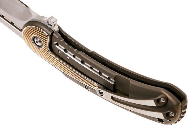 Image for Todd Begg Steelcraft Bodega, satin blade, bronze fan handle SCB365FS