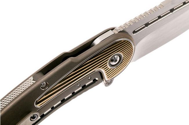 Image for Todd Begg Steelcraft Bodega, satin blade, bronze fan handle SCB365FS