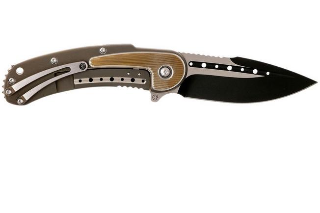 Image for Todd Begg Steelcraft Bodega, two-tone blade, bronze fan handle SCB365FT