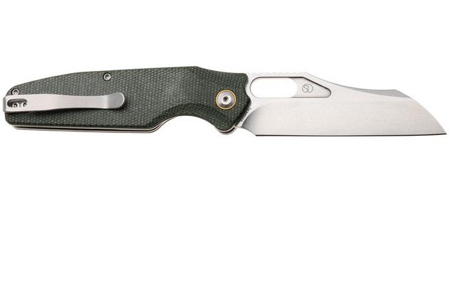 Afbeelding voor Tenable Knives Tuckamore B1052A1 Stonewashed Nitro-V, Green Micarta, zakmes, Jonathan Styles design