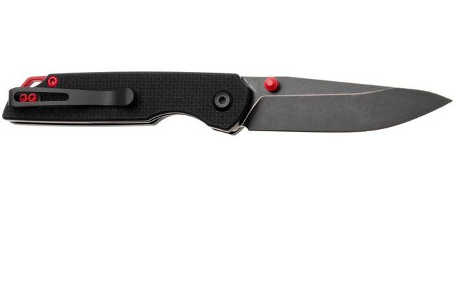 Afbeelding voor Tenable Knives Mini Warrior B2005A1 Blackwashed Nitro-V, Black G10, zakmes, Kim Ning design